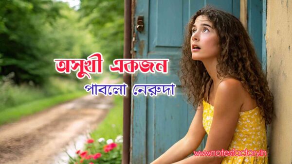 অসুখী একজন – পাবলো নেরুদা Quiz